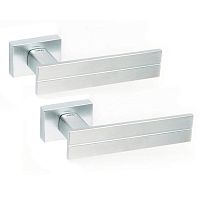 Ручки на розеті TUPAI Lina 1 2736 RT (3045-1999) хром матовий